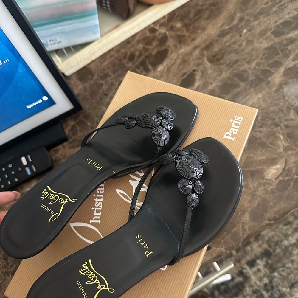 Christian Louboutin Elegant Black Sandals